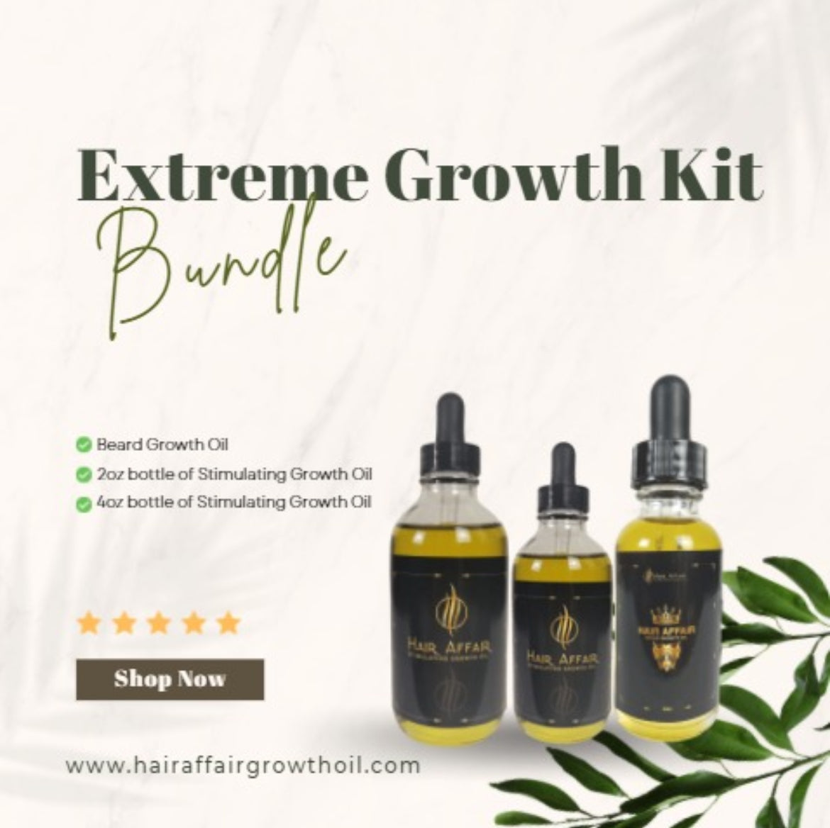Extreme Growth Kit - hair affair growth oil